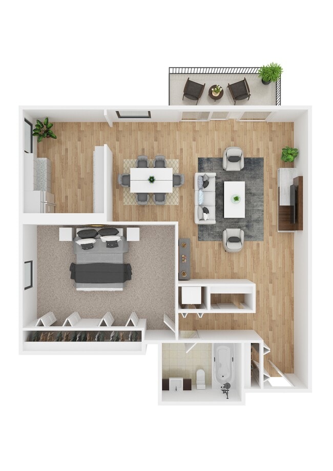 Floorplan - Congressional Towers