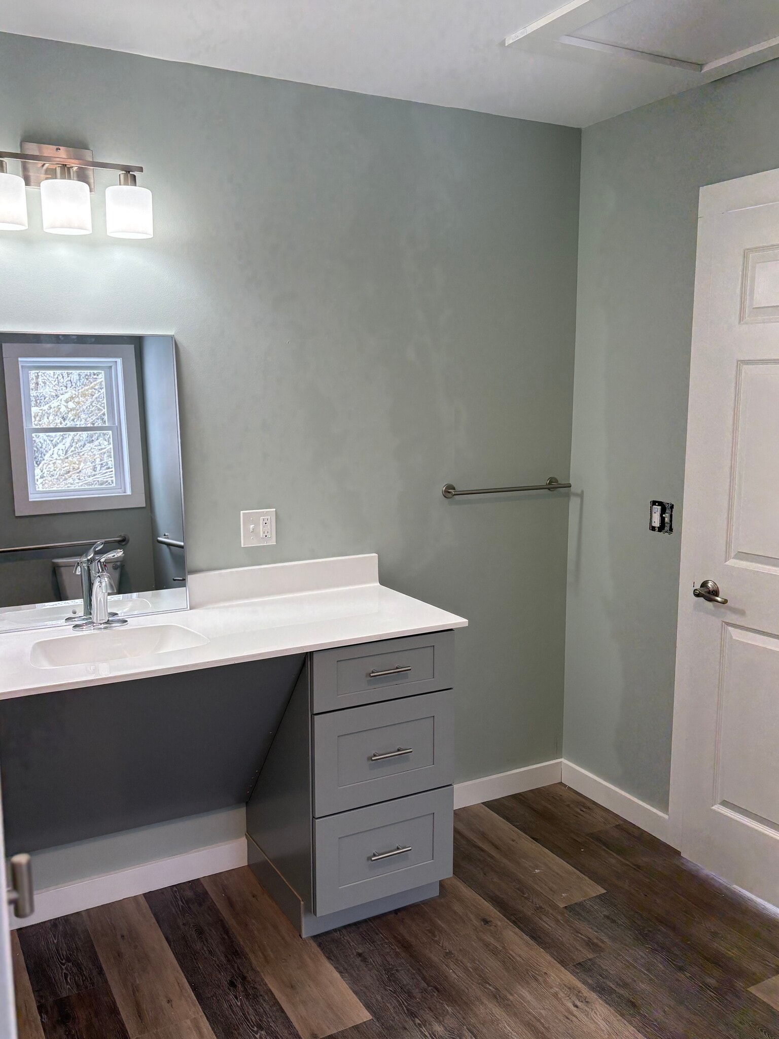 1st floor ADA accessible bathroom - 867 Upper Pleasant Valley Rd
