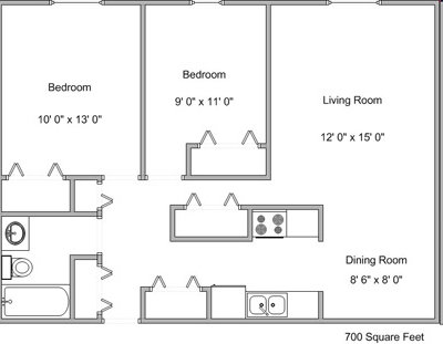 2BR/1BA - Saddlebrook