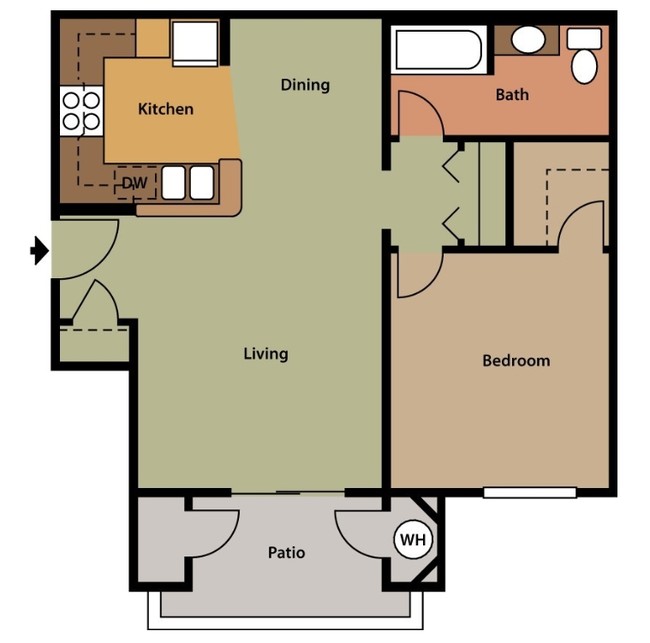 1BR/1BA - Terracina at Springlake