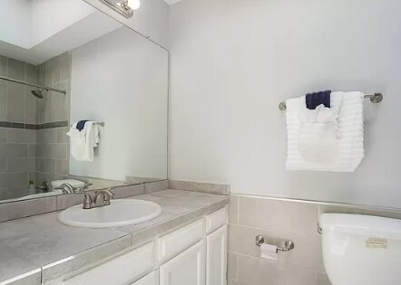 Upstairs Hall Bath (Full) w/Skylight - 18863 east milan