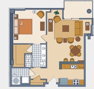 1BR/1BA - East 54