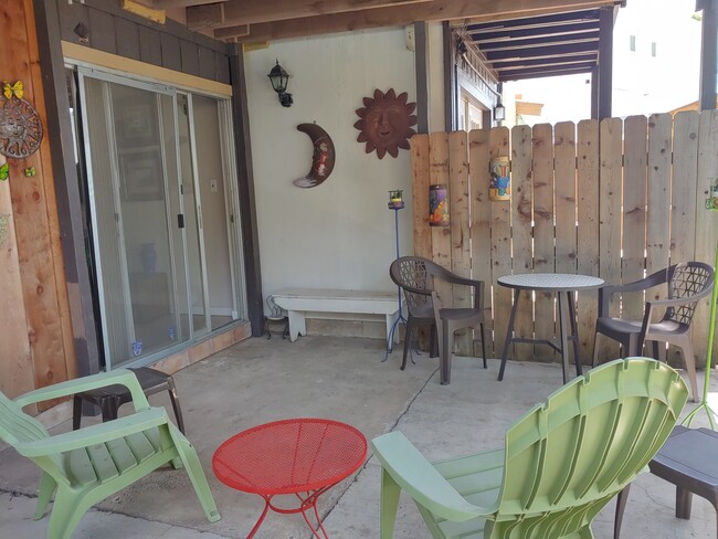 Downstairs covered back patio - 810-3 Continental Dr