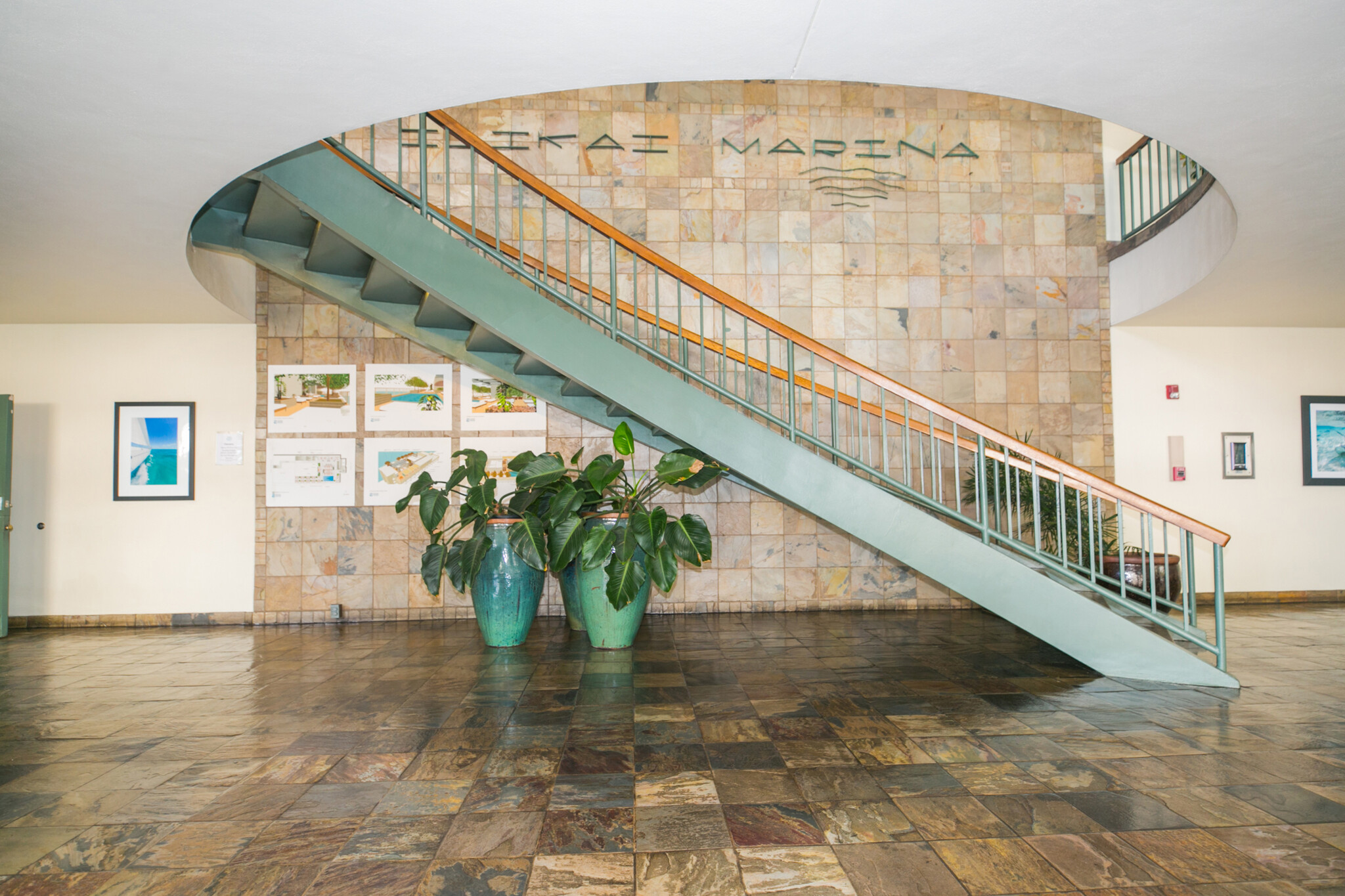 Stairway to ground floor - 1765 Ala Moana Blvd