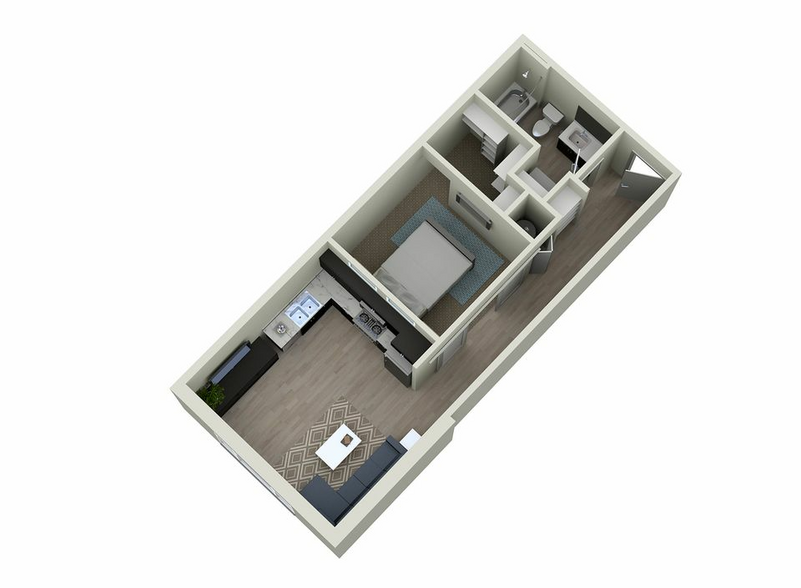 1A floorplan 3D.jpg - Arboretum at Barber Station