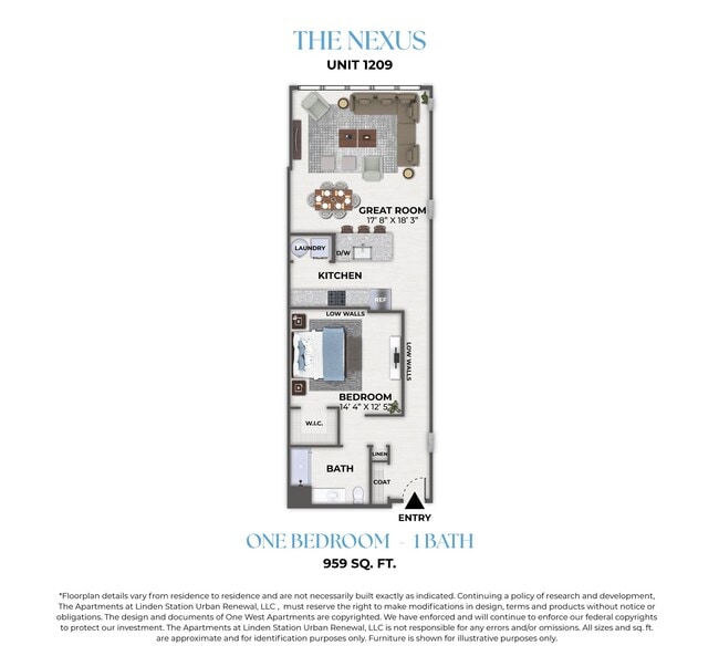 Floorplan - One West Apartments