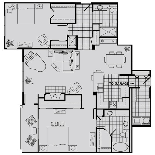 Floorplan - Rockledge Oaks Apartments