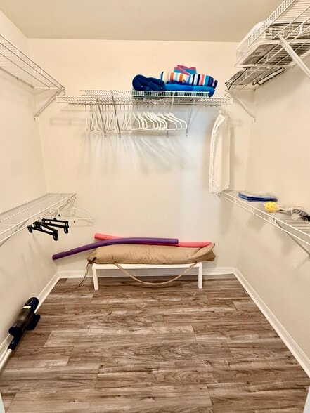 Generous walk in closet - 1000 Villagio Cir