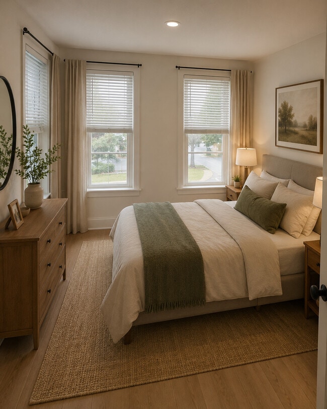 220 Main Unit 3 Mock photo Bedroom - 220 Main St
