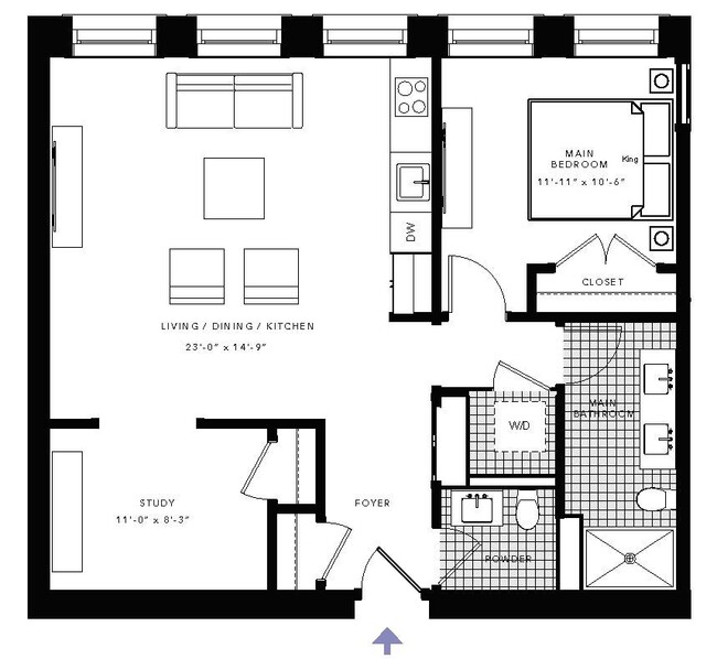 Floorplan - Peabody School Apartments