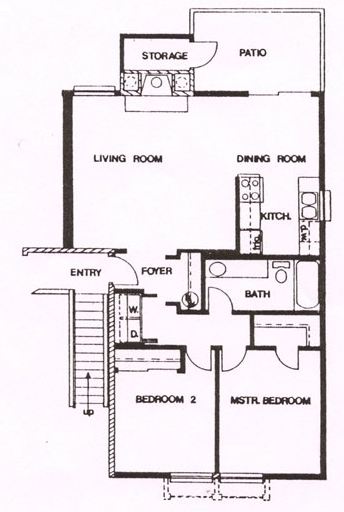 Floorplan - Oak Park Apartments