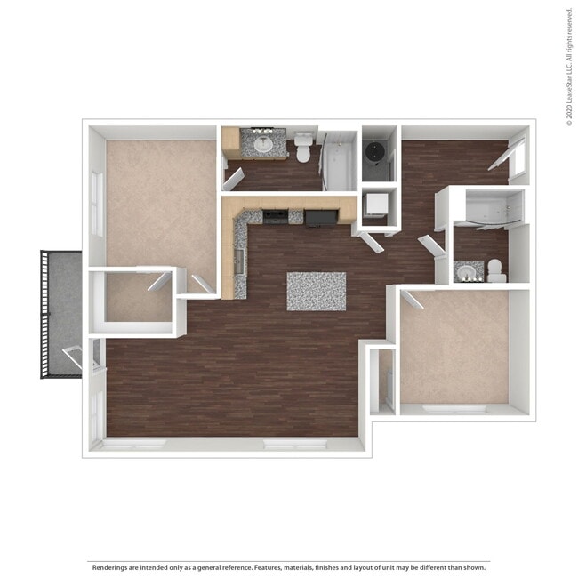Floorplan - The Piedmont Apartments