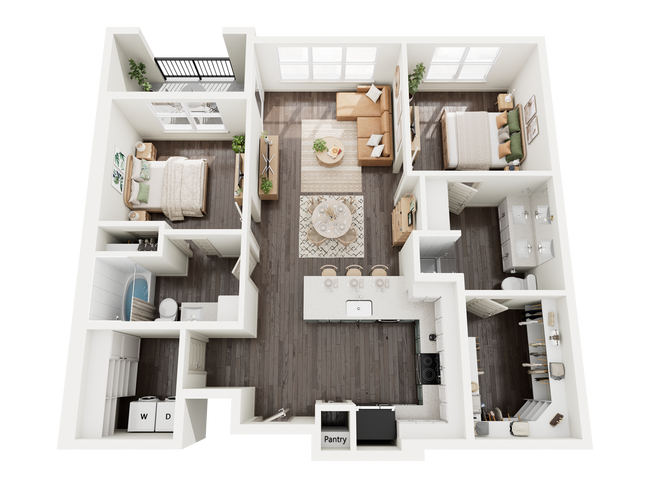 2B-2 floor plan The Janis - The Janis