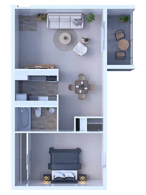 Stonecliffe 1BD 1Bath 650sqft - Stonecliffe
