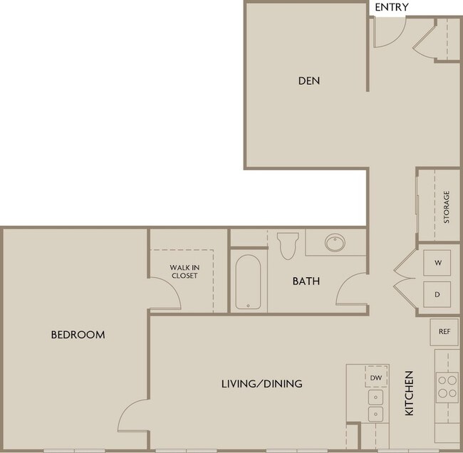 1BR/1BA - Industrial Lofts