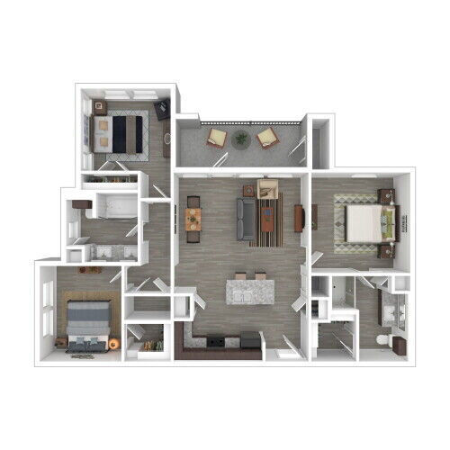 Floorplan - Palladium East Berry Street