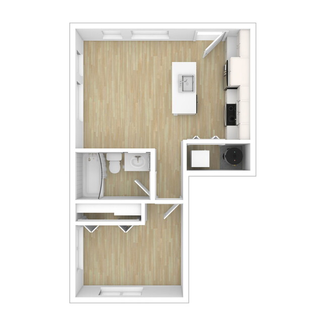 Floorplan - South Warner St Apts