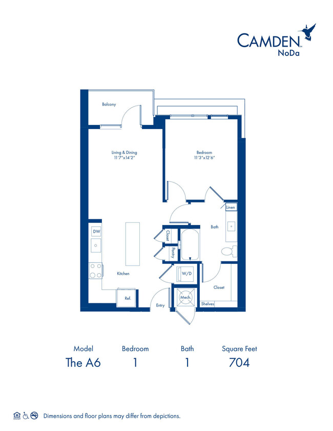 Floorplan - Camden NoDa