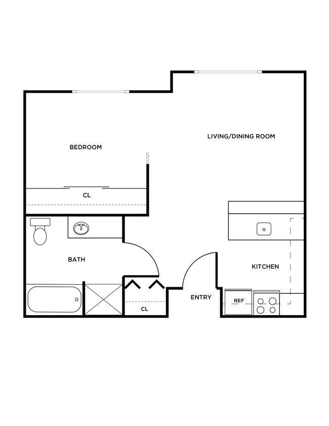 Floorplan - Woodrose Apartments