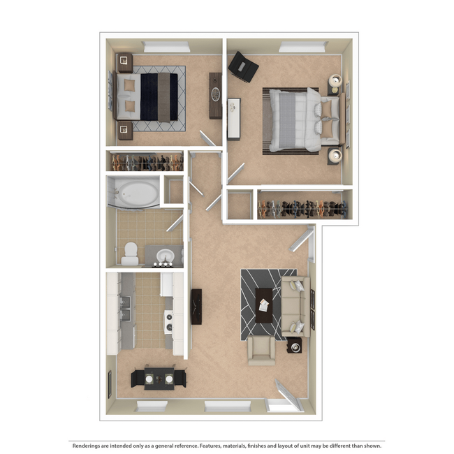 Floorplan - Greenwood Park Apartments