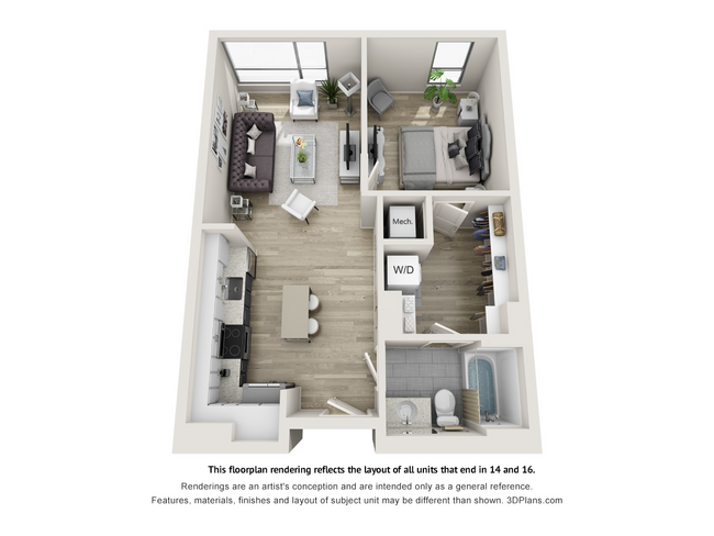 Floorplan - The Locks Tower