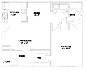 1BR/1BA - Bentley Ridge