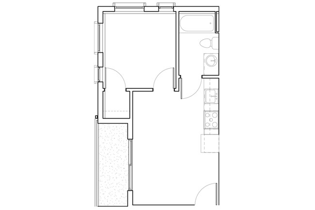 1 Bedroom/ 1 Bath - 330 Dekum Apartments