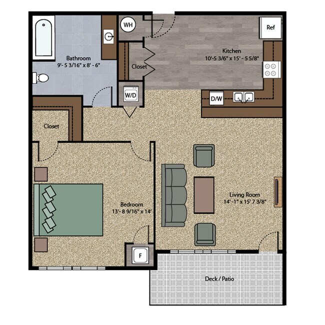 Floorplan - The Apartments at Lux 96
