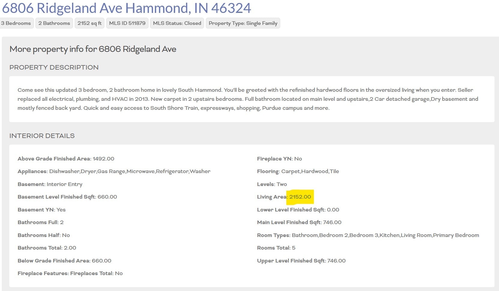 MLS information https://nira.realtor/ - 6806 Ridgeland Ave