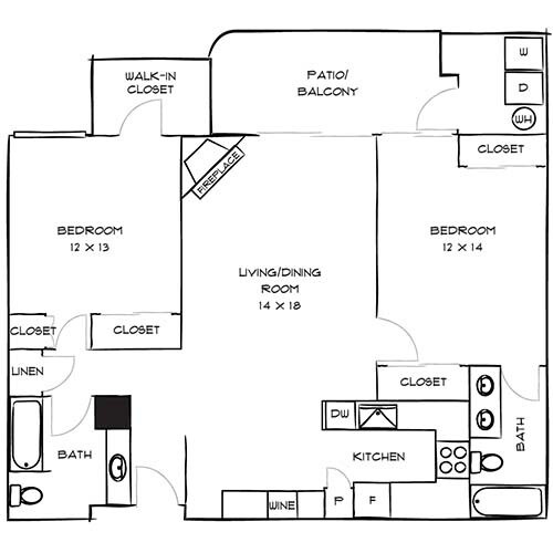 Floorplan - 3400 Avenue Of The Arts