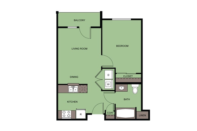 Floorplan - Estates at Hillside Gardens Affordable Senior Community