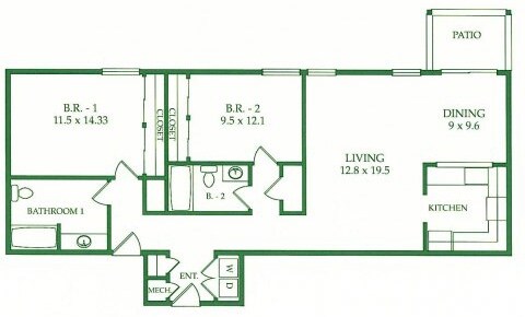2BR/2BA - Crooked Oak at Loma Verde Preserve Apartment Homes