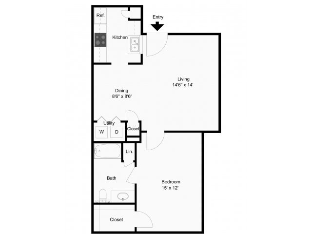 Floorplan - McKinney Park Apartments