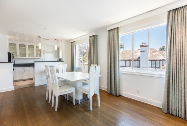 Furnished*  Dining Area - 130 San Vicente Blvd