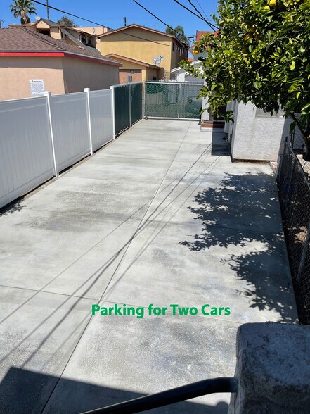 Parking Pad for 2 cars in back - 236 W 12th St
