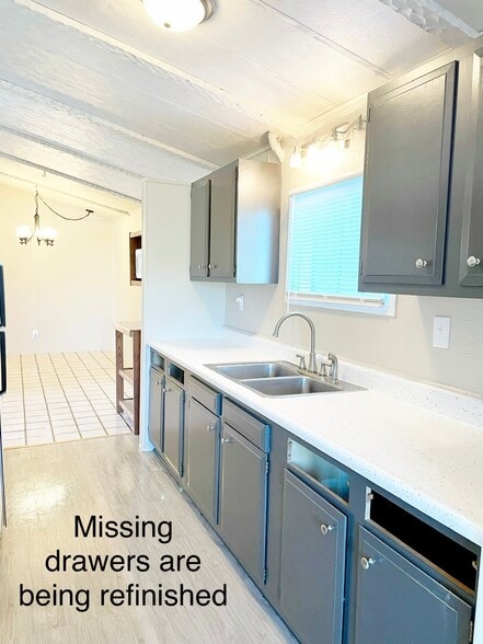 Missing drawers are being refinished - 3512 Welchester Dr