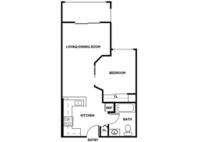 Floorplan - Woodlands at Forbes Lake Senior Affordable Apartments