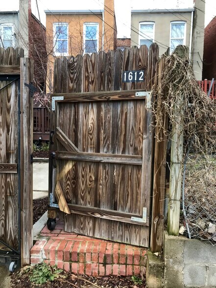 Entrance from the ally - 1612 3rd St NW