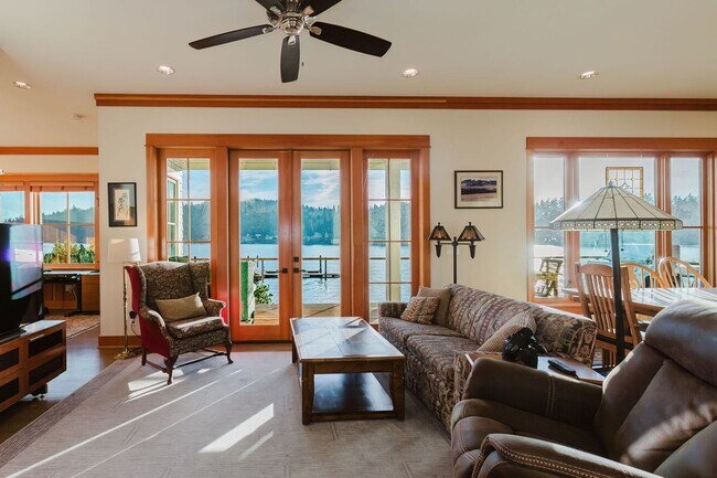 Building Photo - Impeccable Low Bank Bainbridge Waterfront Home with Private Dock