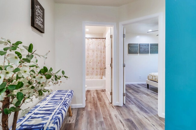 Easily access the master bedroom or the nearby bathroom for your convenience - 1738 Dahlia Ave