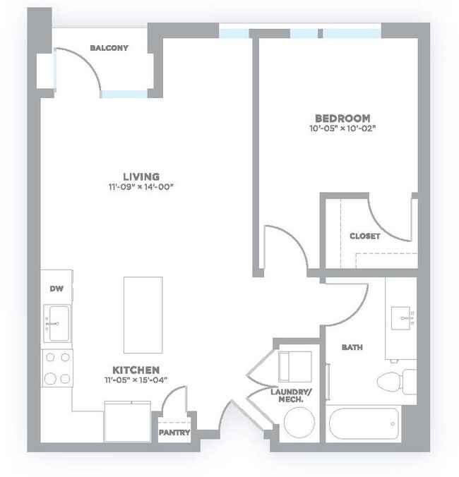 Floorplan - 747 Apartments