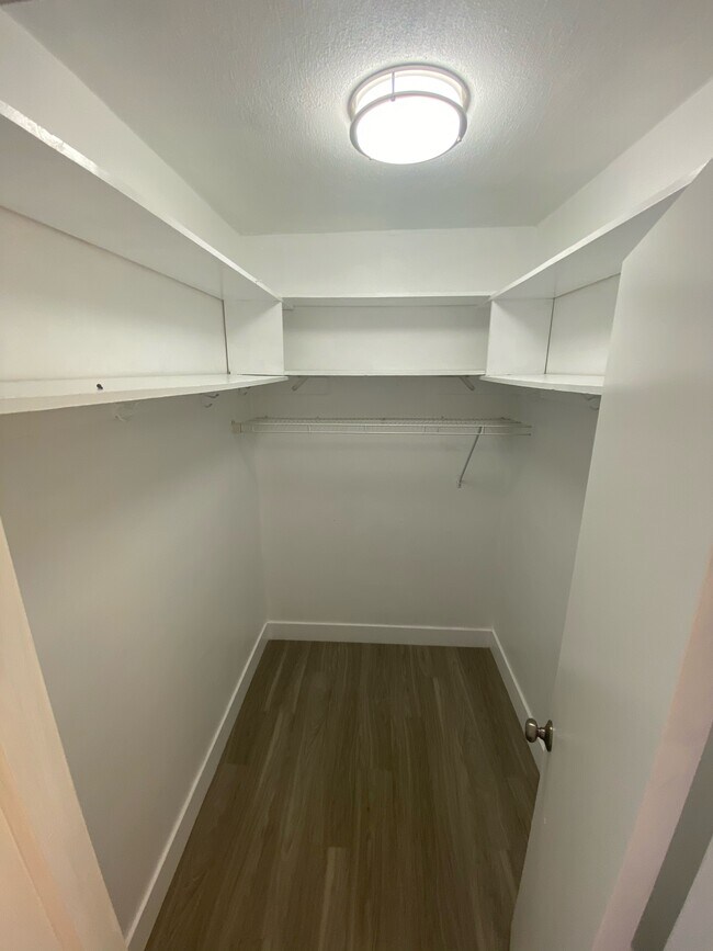 Walk-In closet - 600 N Birch Rd