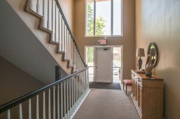 View of foyer from front door of unit - 4487 Post Pl