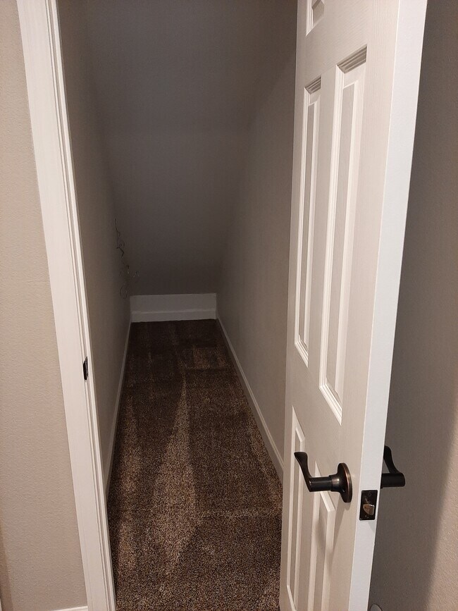 additional storage under stairs - 14219 Woodrock Path