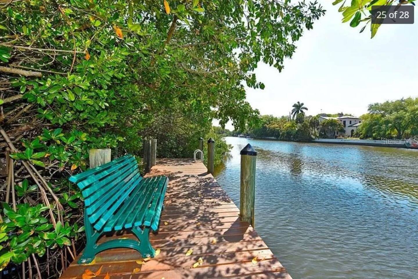 Pier on Hudson Bayou (Backside of the complex) - 850 S Tamiami Trl