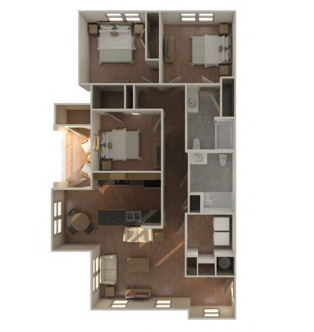 Floorplan - The Lofts at Southside Apartments