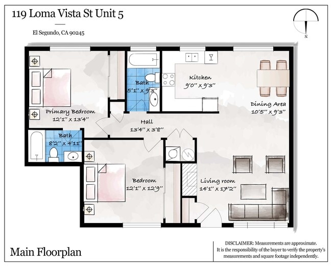 Floorplan - 119 Loma Vista St