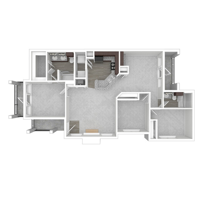 Floorplan - Lodge at Guadalupe Apartments LP