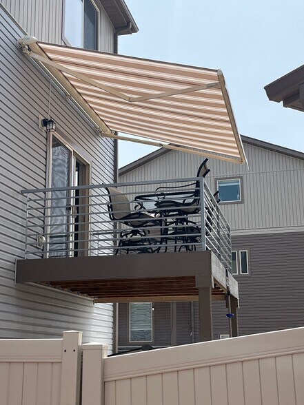 Awning Deck Side View - 9642 Timberlake Loop
