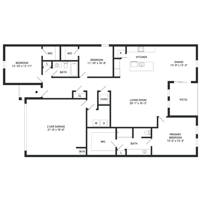 Floorplan - The Nexus at Kingsland Heights